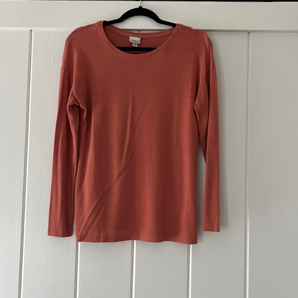 Burnt orange sweater